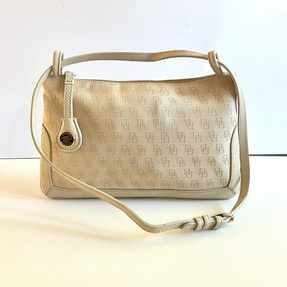 DOONEY & BOURKE Beige Shoulder Bag with Logo Hangtag - Picture 1 of 8